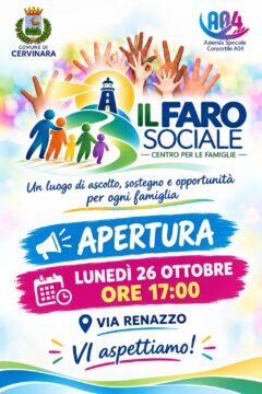 Cervinara: apre Il Faro Sociale, punto di riferimento per le famiglie